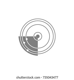 Radar Icon on white background