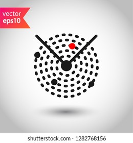 Radar icon. Radar search flat sign