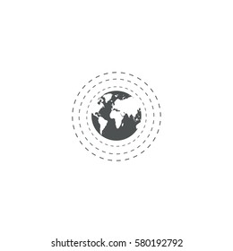 radar icon. sign design