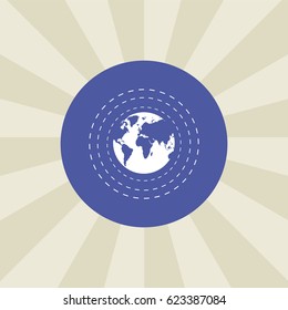 radar icon. sign design. background