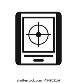 Radar icon in simple style isolated vector illustration