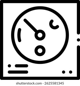 Radarsymbol. Design mit dünnen linearen Stilen einzeln auf weißem Hintergrund