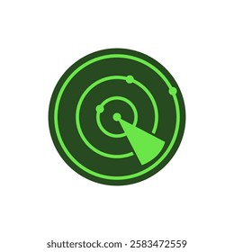 Radar icon vector design templates simple and modern concept