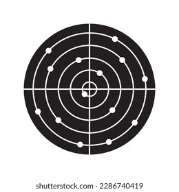 radar icon vector illustration logo design