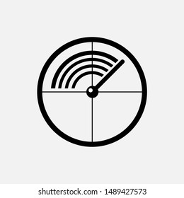 Radar Icon - Vector, Sign and Symbol for Design, Presentation, Website or Apps Elements.