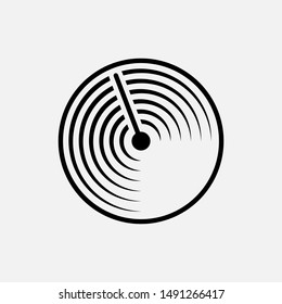 Radar Icon - Vector, Sign and Symbol for Design, Presentation, Website or Apps Elements.