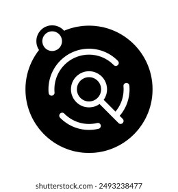 Radar Icon Vector Symbol Design Illustration