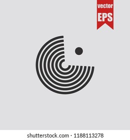 Radar icon.Vector illustration.