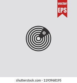 Radar icon.Vector illustration.