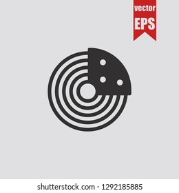 Radar icon.Vector illustration.