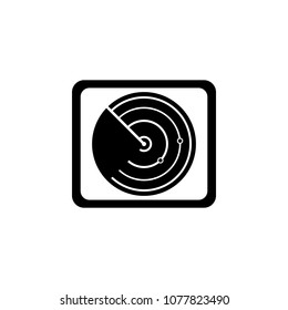 radar illustration. Element of army icon for mobile concept and web apps. Detailed radar illustration can be used for web and mobile. Premium icon on white background
