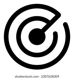 radar Illustration vector icon illustration asset