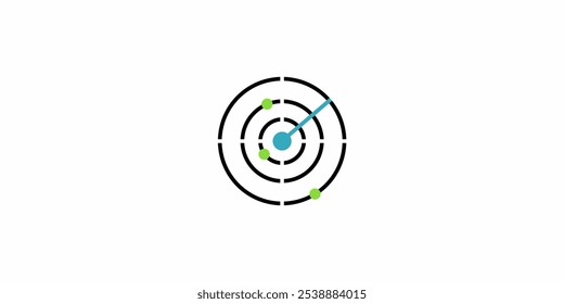 radar logo design for navigation