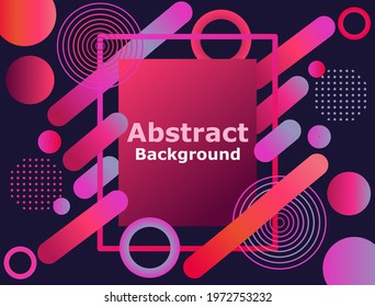 Radar Modern Abstract Background Design With Maple leaf in the evening Color Theme. Suitable for wallpaper, wall decoration, backdrop, ornament, web design, template, book cover, etc