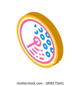 radar for monitoring tidal power plants isometric icon vector. radar for monitoring tidal power plants sign. isolated symbol illustration