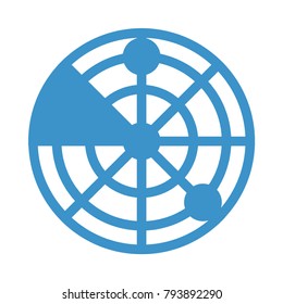 radar, navigation, and satellite icon.