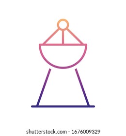 radar nolan icon. Simple thin line, outline vector of Scientifics study icons for ui and ux, website or mobile application