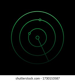 radar nolan icon. Simple thin line, outline vector of Airport icons for ui and ux, website or mobile application
