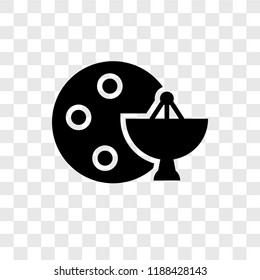 Radar Pointing Up vector icon isolated on transparent background, Radar Pointing Up transparency logo concept