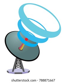 radar satellite icon