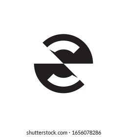 Radarbildlogo mit verstecktem Buchstaben
