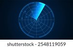 Radar screen, Abstract technology background 