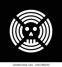 Radar Skull Business Logo Design