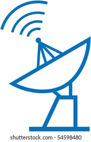 Radar translation â?? Vector illustration