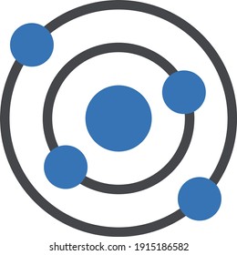 radar vector glyph color icon