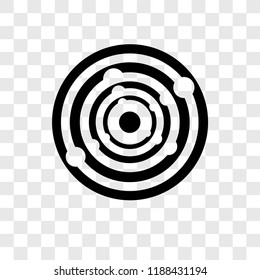 Radar vector icon isolated on transparent background, Radar transparency logo concept