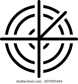 ilustración de radar Vector en un fondo transparente. Símbolos de calidad premium. Icono vector glifos para concepto y diseño gráfico.