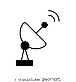 radar con fondo blanco Vector ilustración de stock