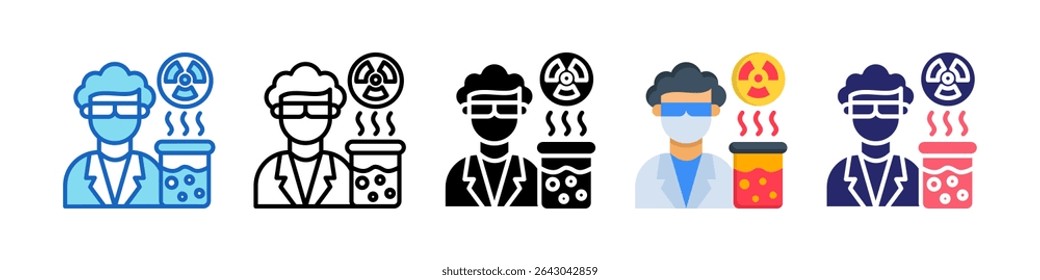 Radiactive Multiple Style Icon Set Collection.