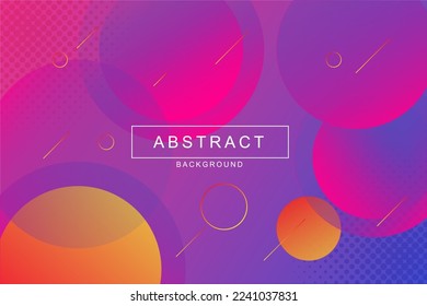 Fondo de resumen radial. Composición de formas degradadas de moda