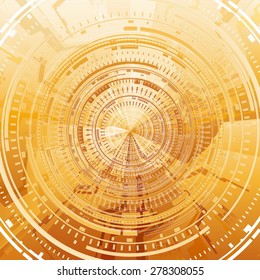 Radial abstraction.