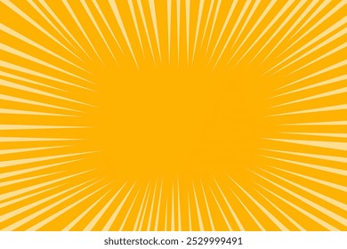 radial background with comic book speed lines.black and white Sunburst Pattern Background. Rays.Cartoon comic style. Vector illustration
