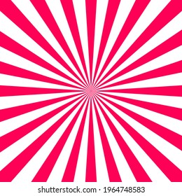 Radial background, poster design template, vector illustration