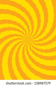 Radial background with rays.