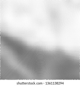 Radial black and white halftone