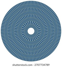 Radial blue lines. Abstract circular texture. Dynamic Vector pattern. Subtle ray illustration.