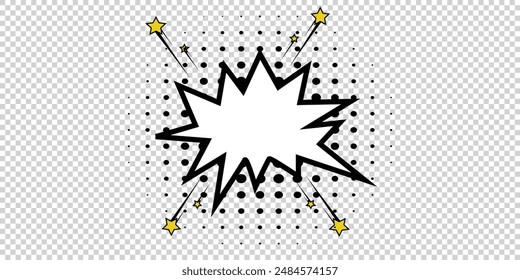 Radial blue speed lines for comic books. Explosion background.Vector illustration.