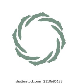 radial brush frame. watercolor circle background logo. grunge circles.Vector grunge round shapes.