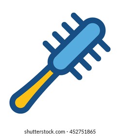 Radial Brush Vector Icon 
