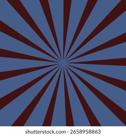 Radial Burst Muster mit Blau und Braun Farbtöne