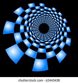 Radial chess background