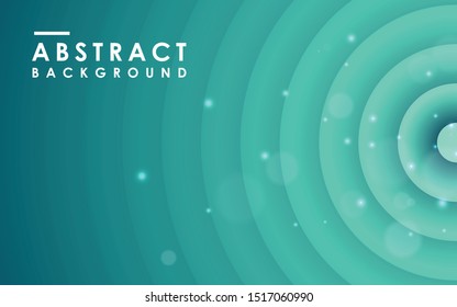 Radial circle gradient abstract geometric background. Blue gradient.