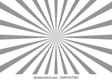 Radial circle lines. Circular radiating lines geometric element. Sun star rays symbol. Abstract geometric shapes. Design element. Vector illustration isolated on white background.