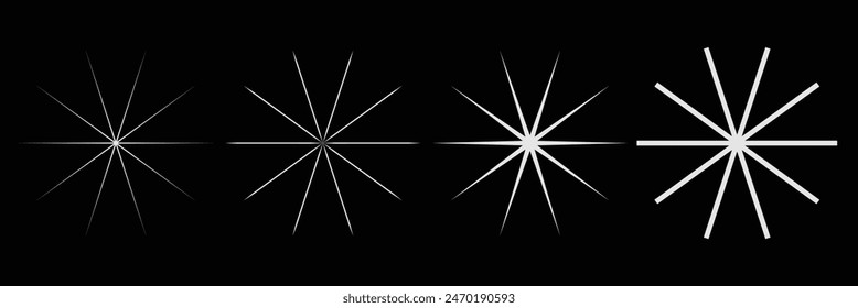 Radial circle lines circular radiating lines vector illustration. Radial circle lines.