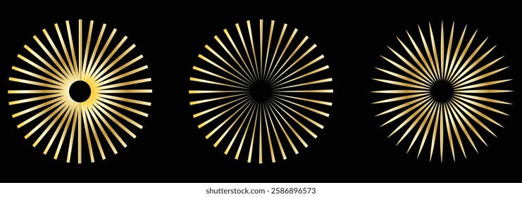 Radial circle lines circular radiating lines . Radial circle lines. Abstract geometric shapes. Radial circle lines vector illustration eps 888.