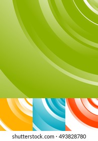 Radial circles abstract background. Spiral, vortex geometric pattern